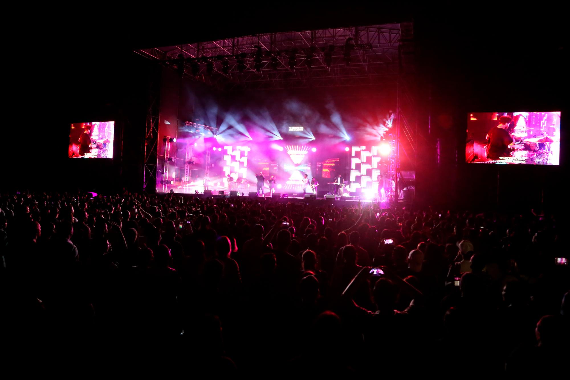 Escenografía del concierto