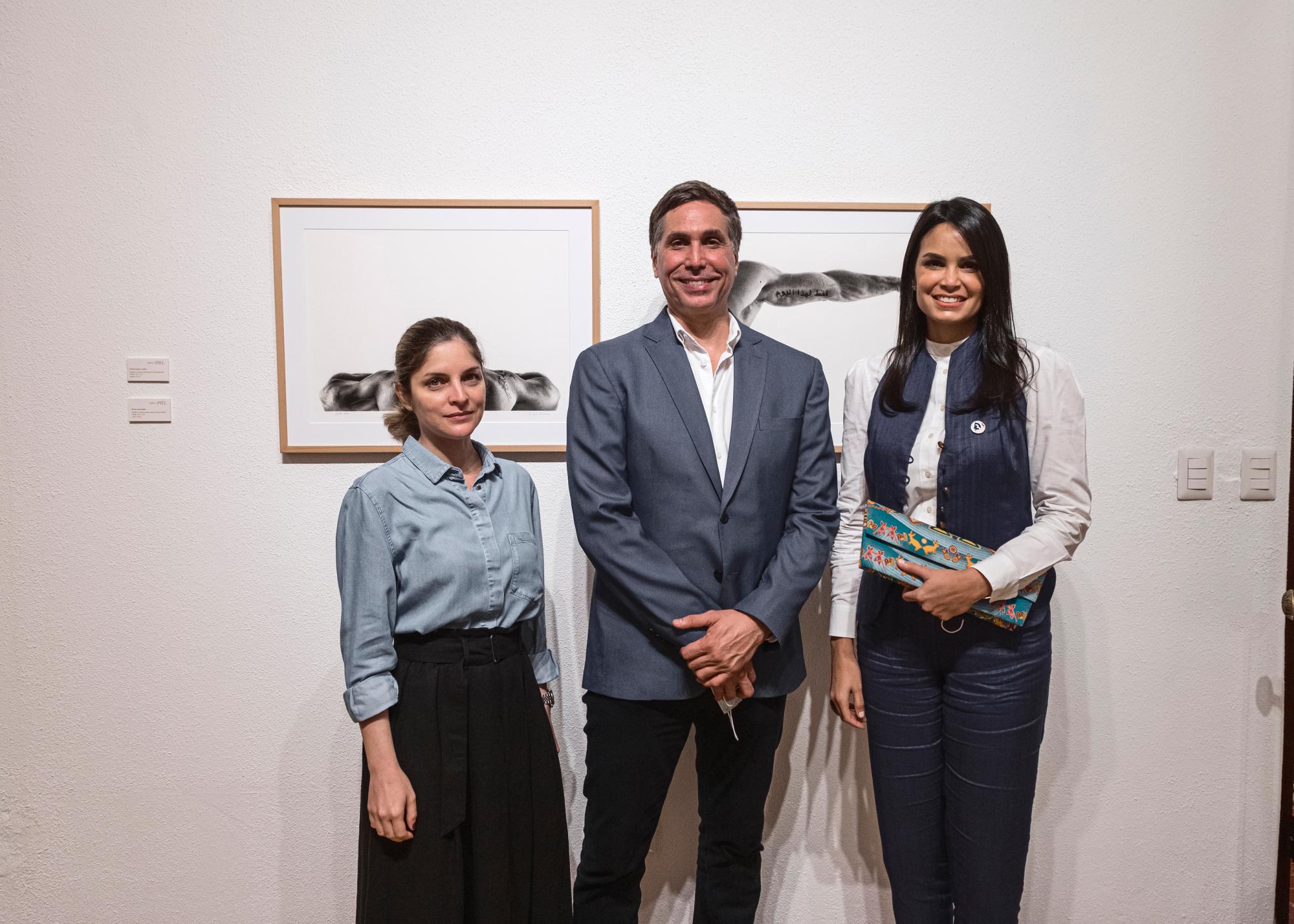 Beatriz Ferrer, Bosco Guerrero y Judith Cury.