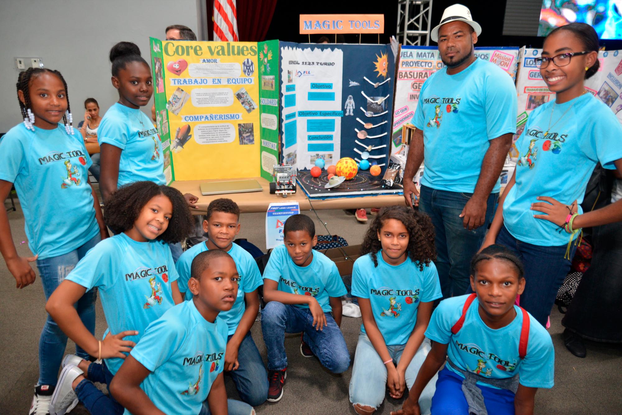 Una de las escuelas que fueron premiadas.