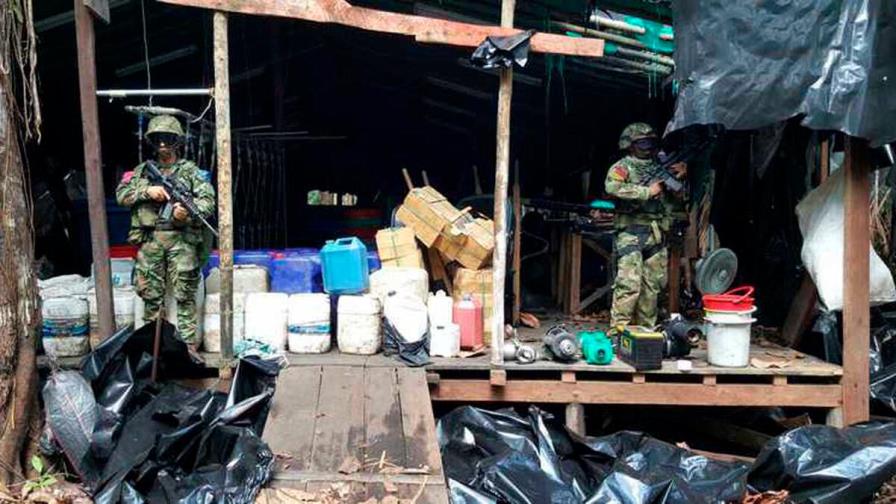 Incautan seis toneladas de cocaína del ELN en el suroeste de Colombia