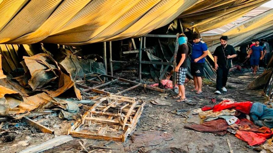 Suben a 92 los muertos por incendio en hospital para covid-19 en sur de Irak