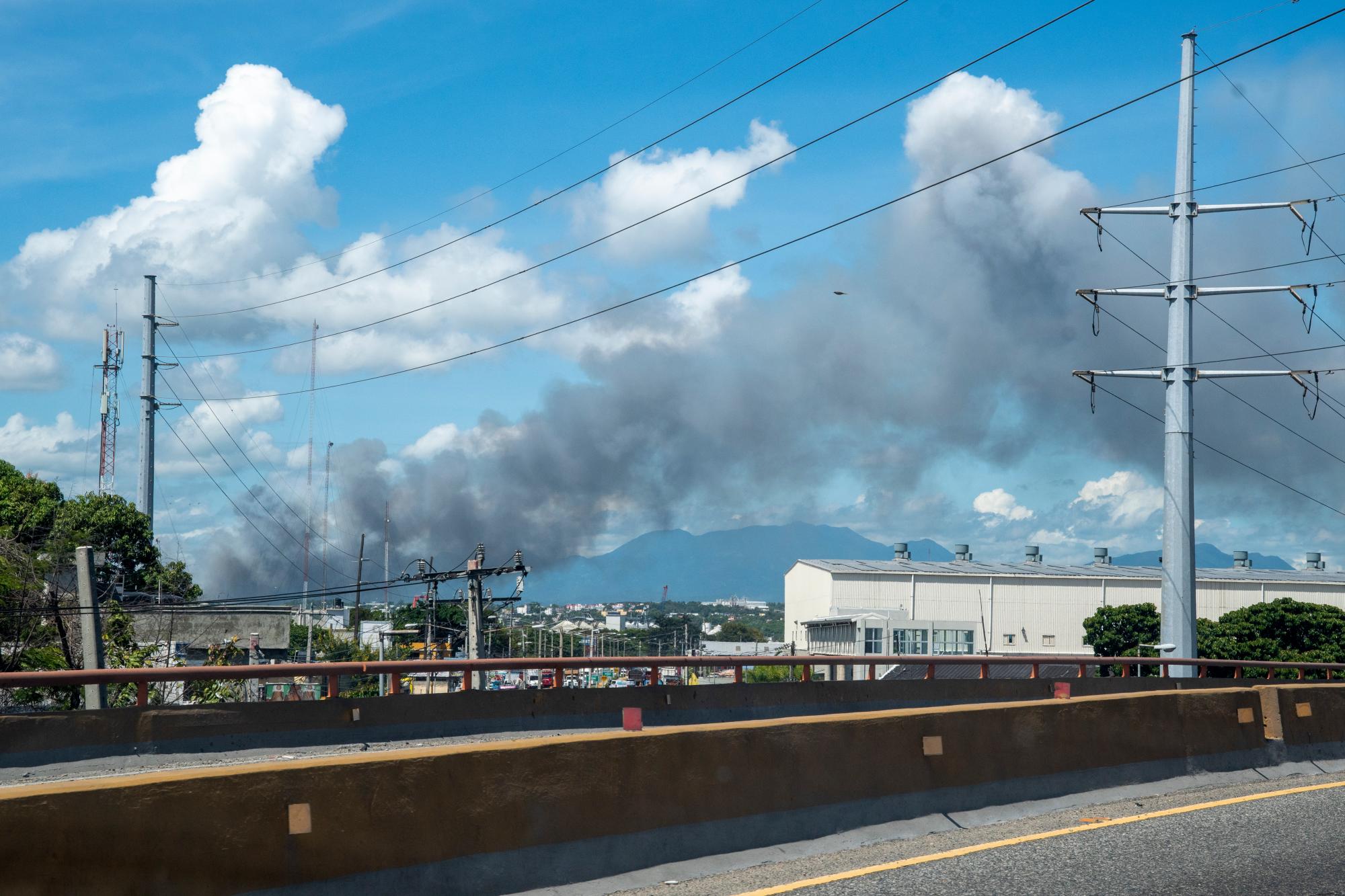 La humerada llega hasta sectores como Bella Vista y Piantini.