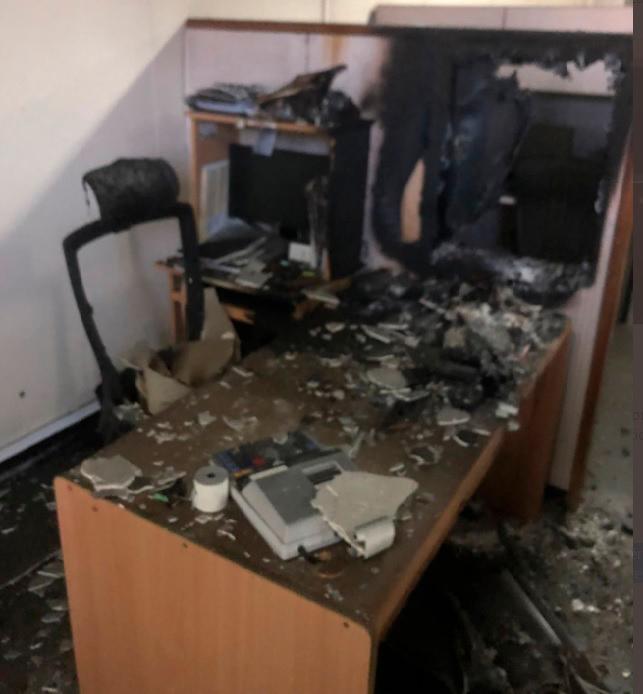 Fuego destruye documentos y equipos informáticos de área financiera del Ministerio de la Mujer  