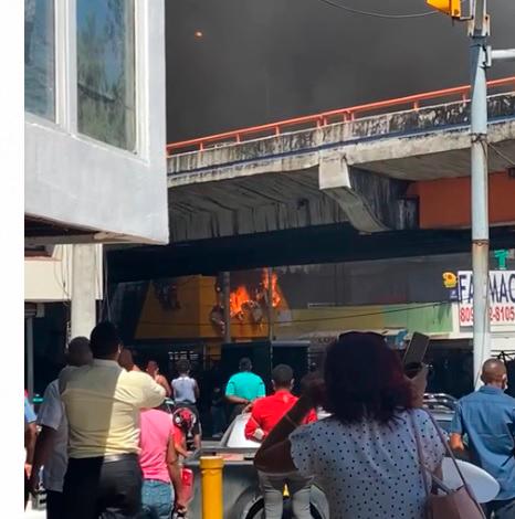 Imagen del incendio.