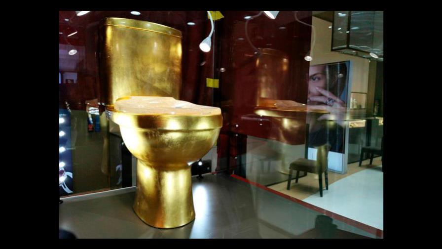 Presentan en China el inodoro más lujoso del mundo a prueba de balas