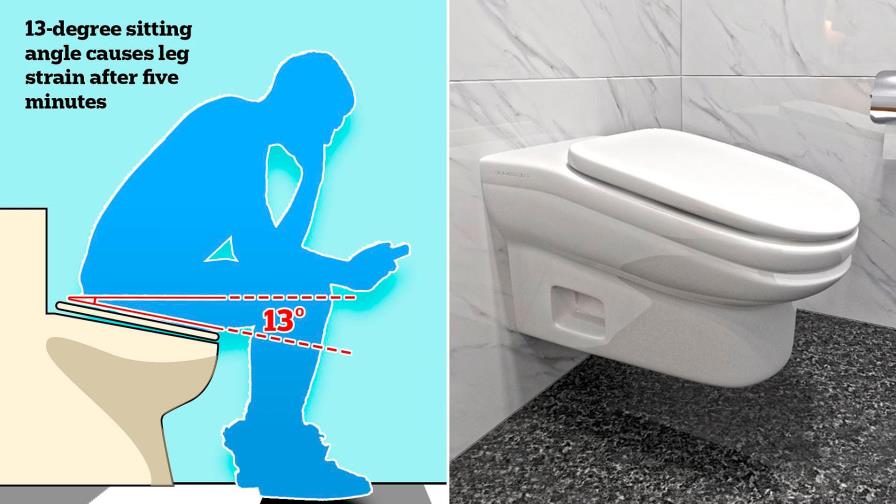 Diseñan inodoro para que empleados duren menos tiempo en el baño Diseñan inodoro para que empleados duren menos tiempo en el baño