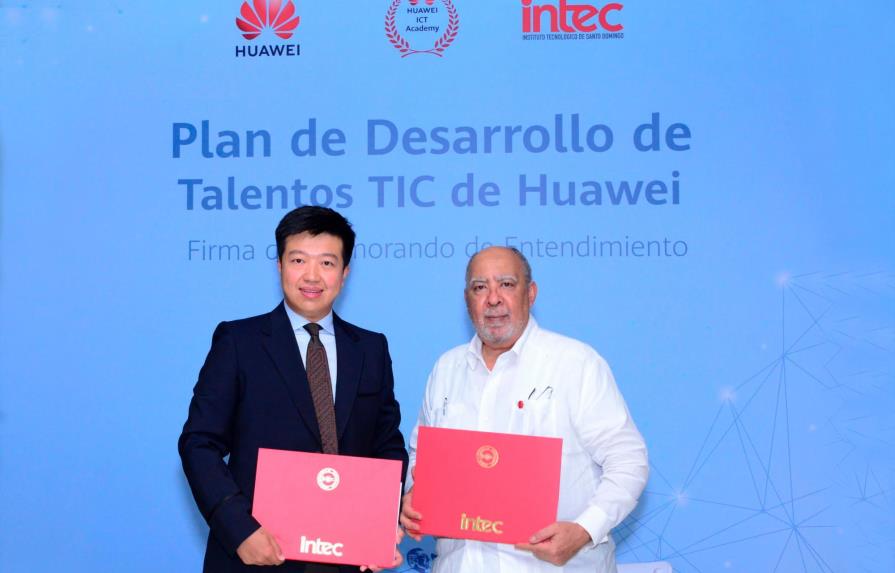 Huawei firma acuerdo con Intec para Plan de Desarrollo de Talentos TIC