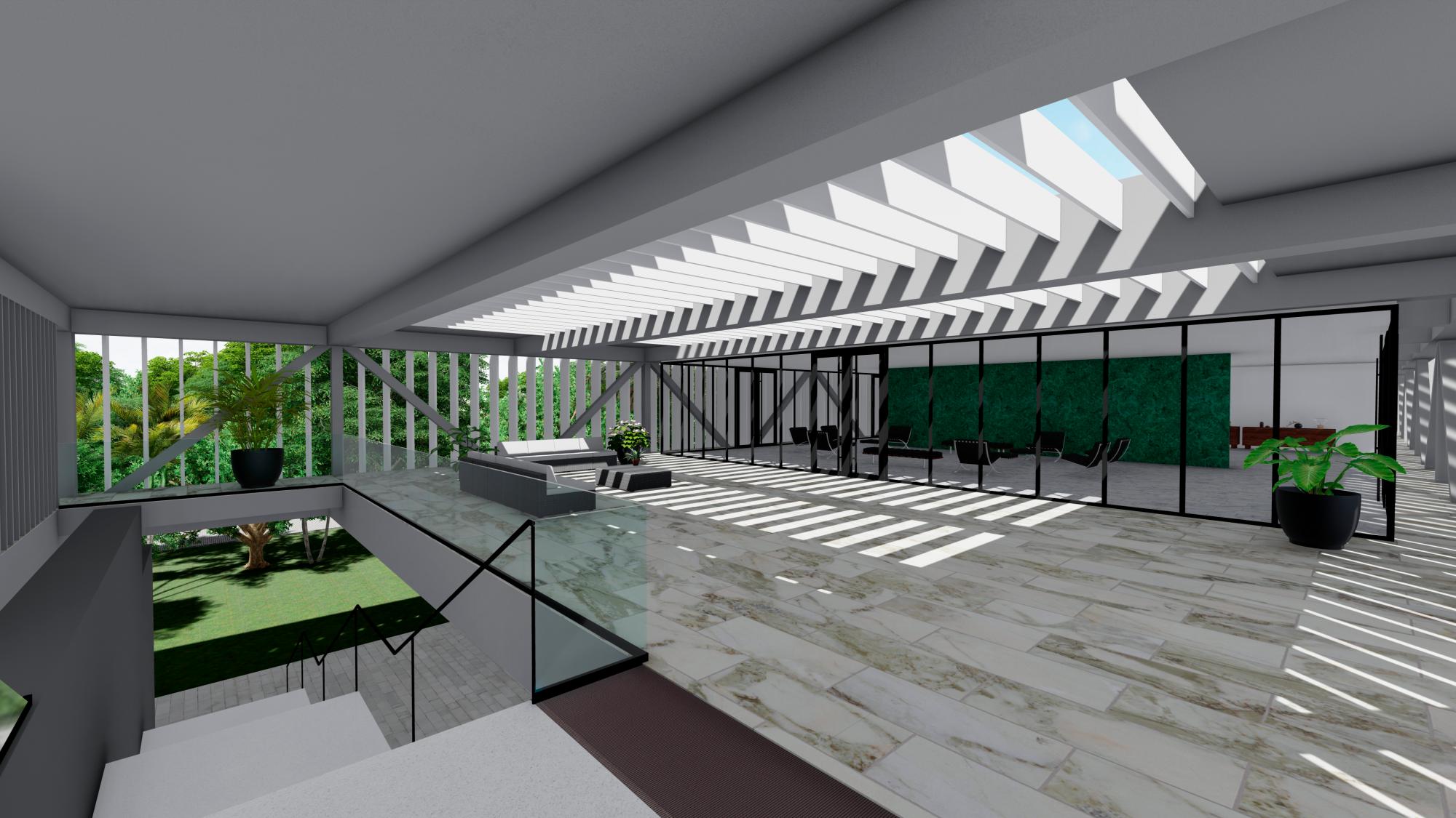 Imagen del interior del complejo.