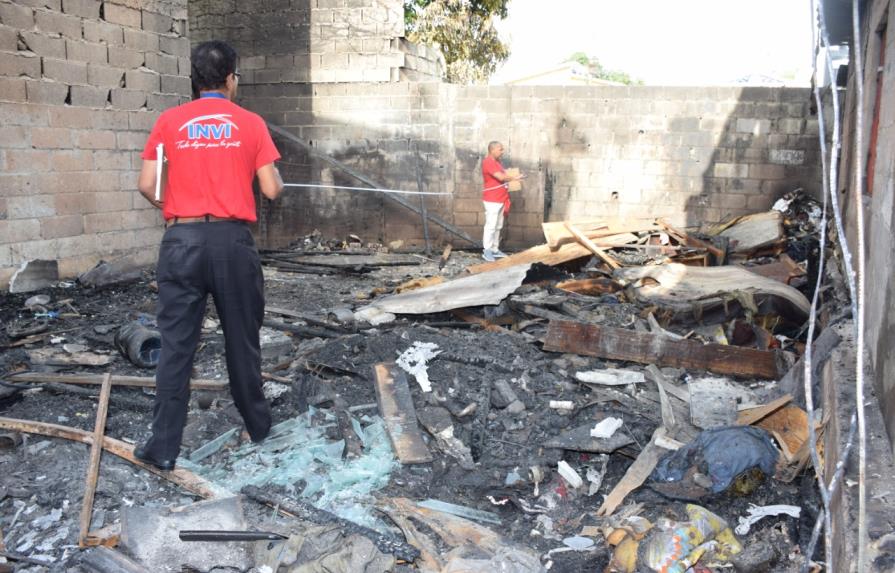 INVI reparará casas afectadas por incendio en sector de la carretera Sánchez