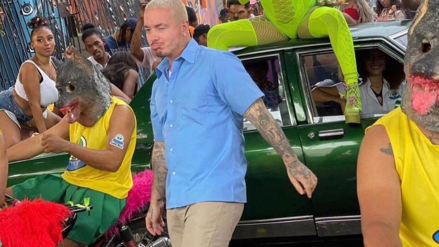 J Balvin graba videoclip con Tokischa