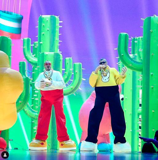 J Balvin y Bad Bunny