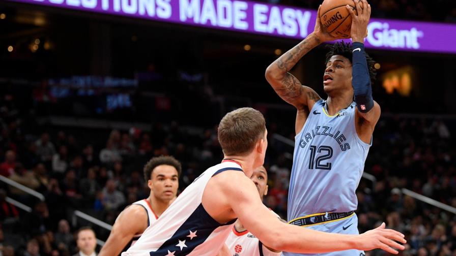 Grizzlies se recuperan y superan a Wizards