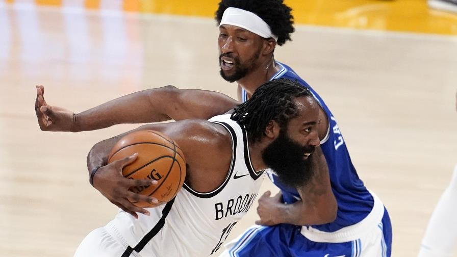 VÍDEO | Harden y Harris lideran a unos Nets en racha ante Lakers