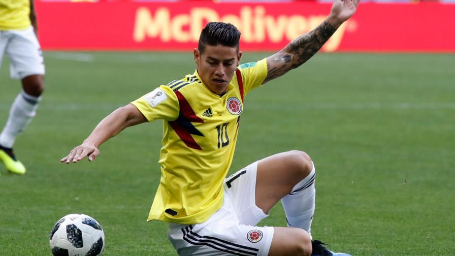 James Rodríguez sufre una lesión de rodilla y puede perderse lo que resta de 2018 