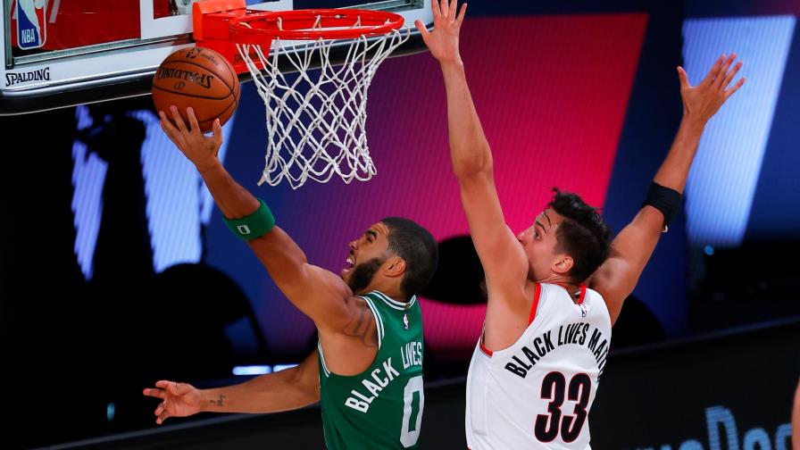 Con 34 puntos de Tatum, Boston resiste ante Portland