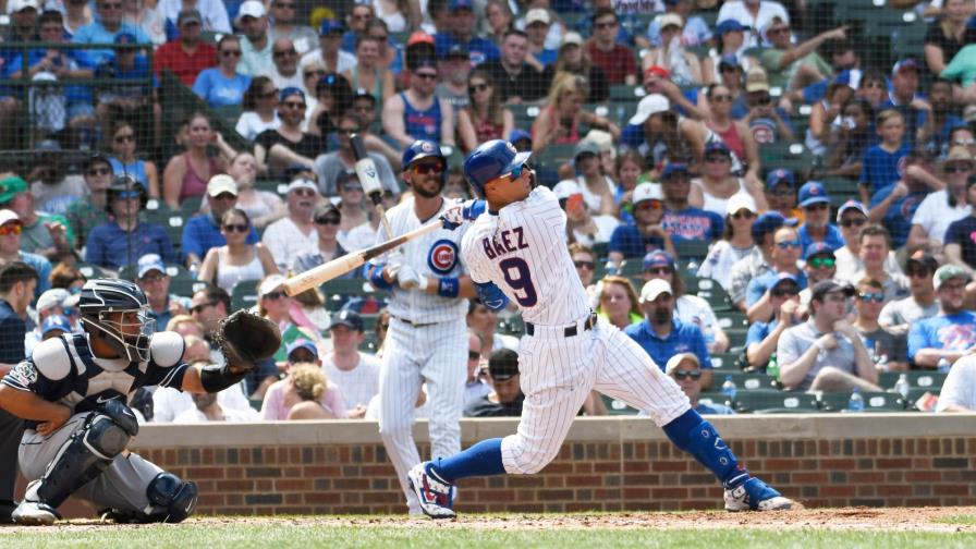 Rizzo logra grand slam y Cachorros derrotan 6-5 a Padres