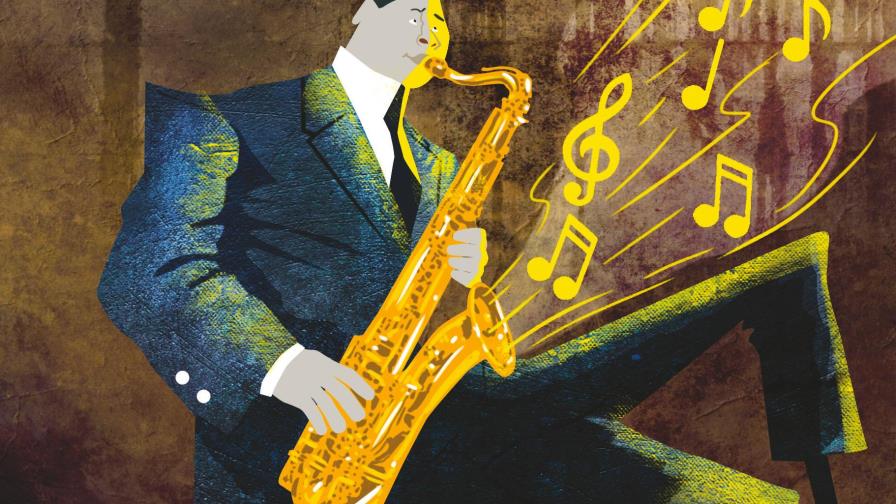 Montado en las notas musicales de la memoria