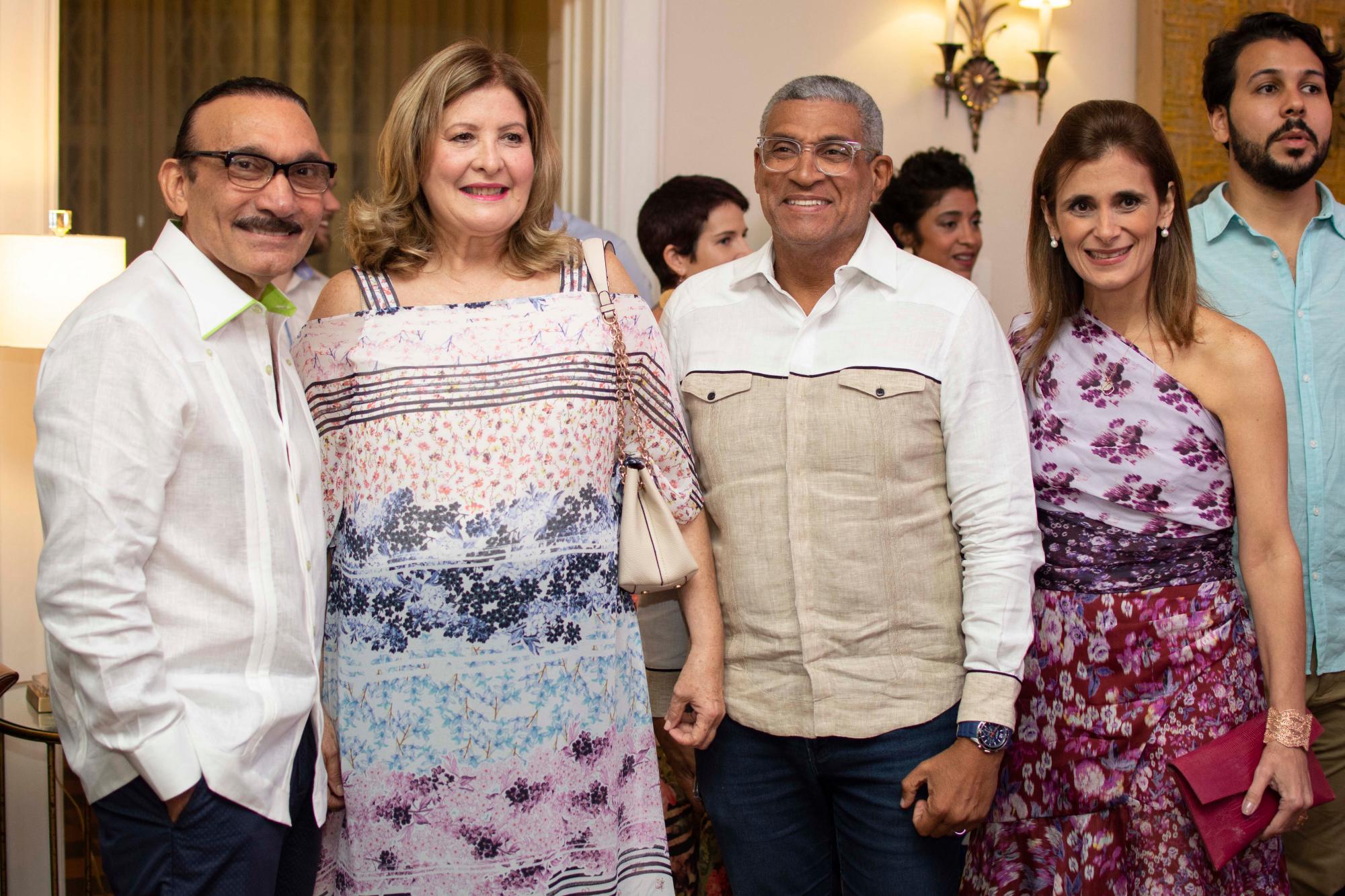 Arcadio Díaz, Mirka Morales, Fidel López y Ligia Bonetti.