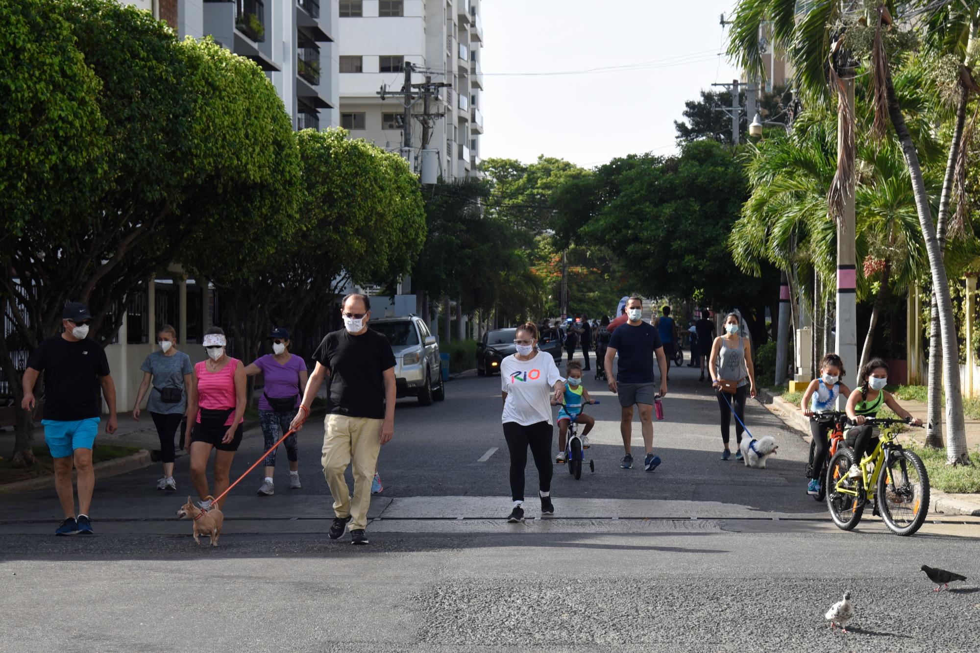 Es el segundo domingo que se realiza la actividad.