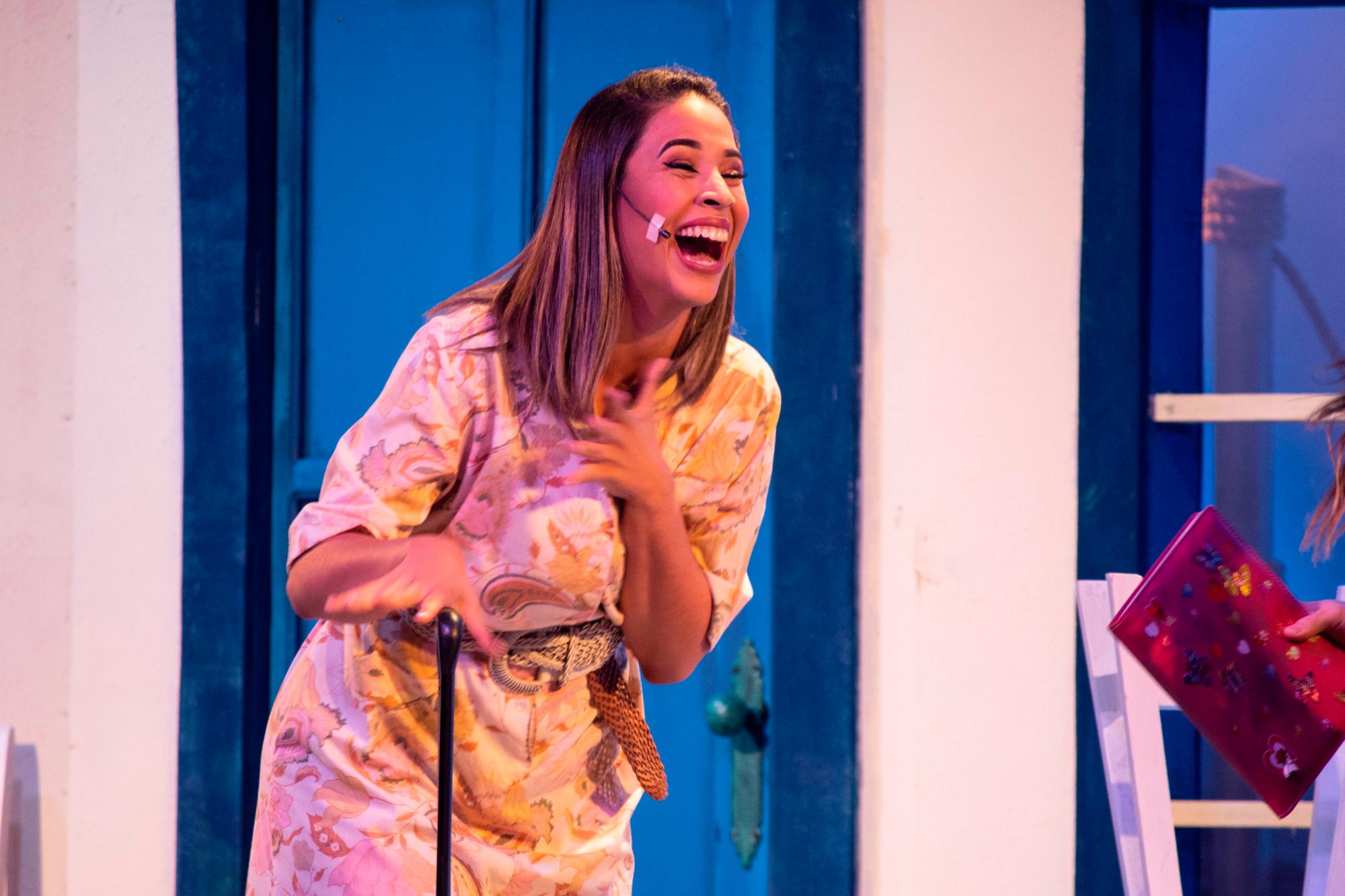 Una escena de la aplaudida obra “Mamma Mia!”.