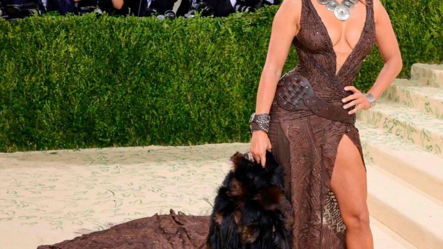 Así llegó Jennifer López a la Met Gala 2021