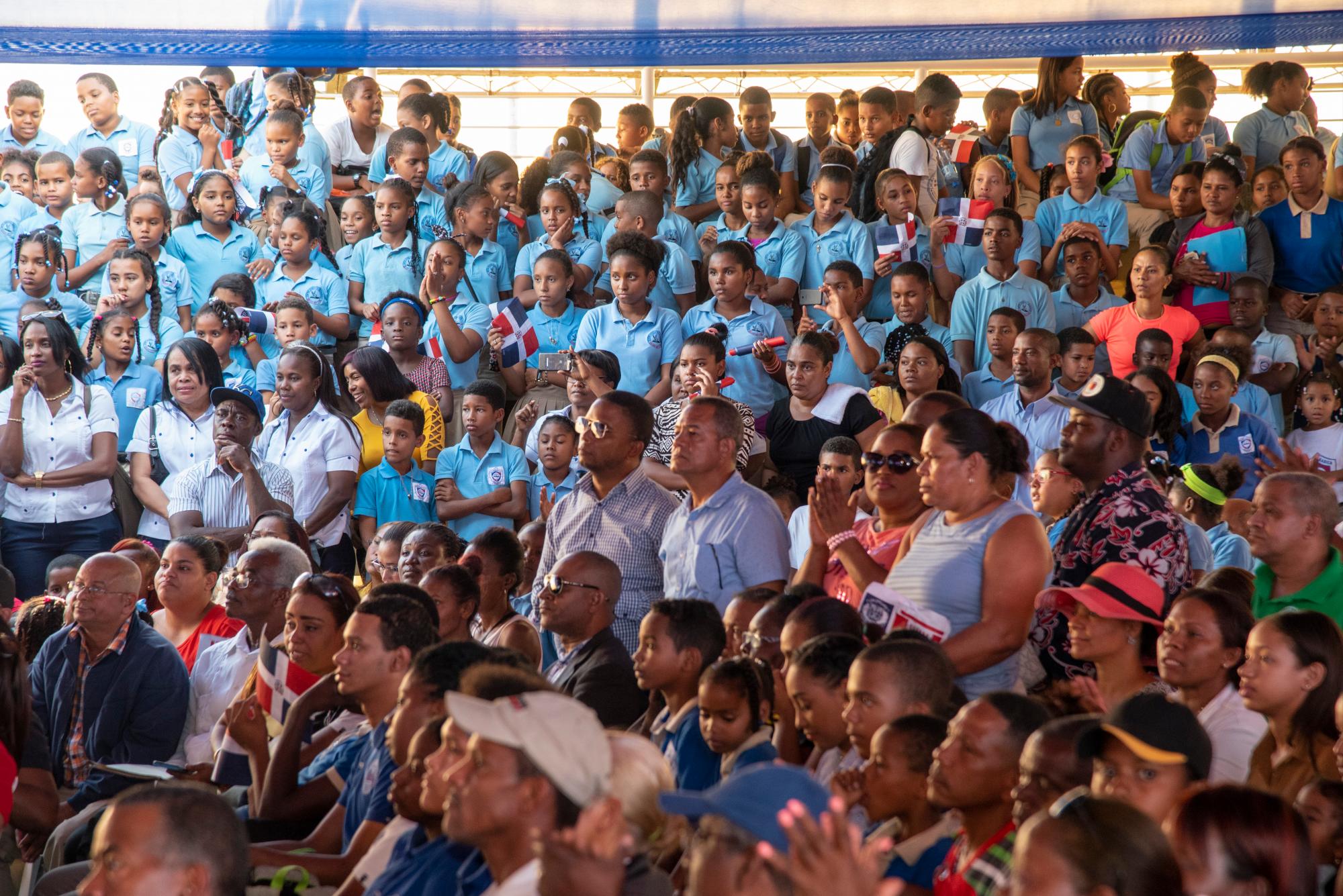 Estudiantes de la escuela Marañon.
