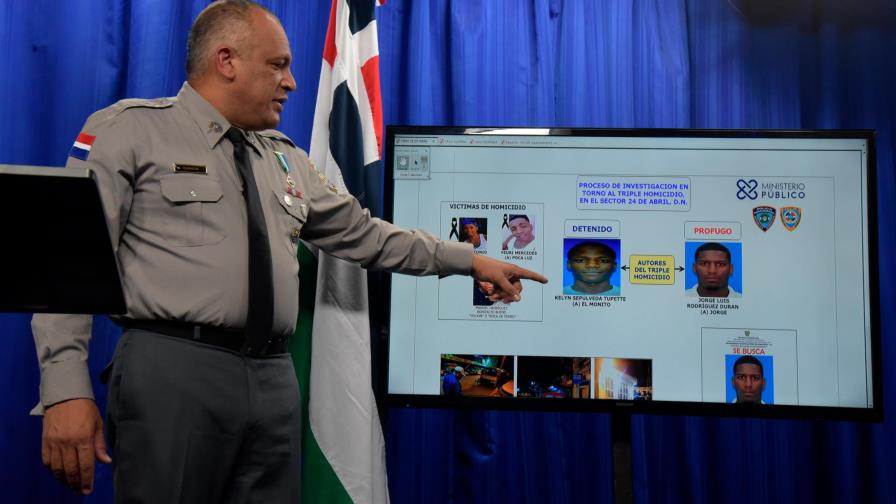 Policía Nacional apresó a presunto autor de la muerte de tres jóvenes