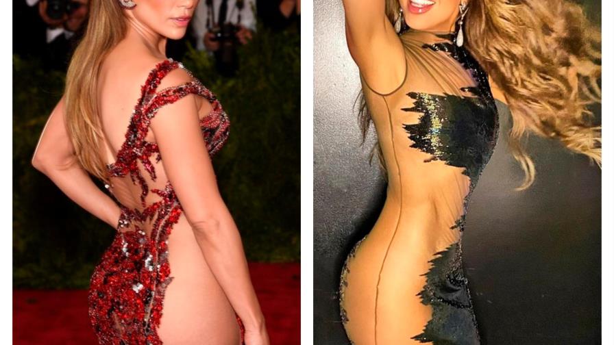 Fotos | Duelo de estilos: critican a Thalía por ‘copiar’ look de JLo Fotos | Duelo de estilos: critican a Thalía por ‘copiar’ look de JLo