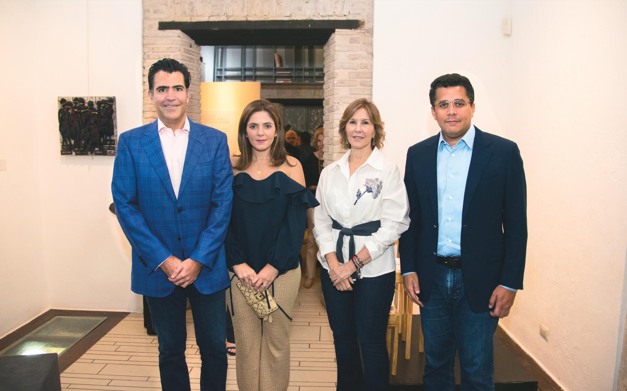 Manuel Arturo Pellerano, Sara Corripio, Rosángela Pellerano y David Collado.