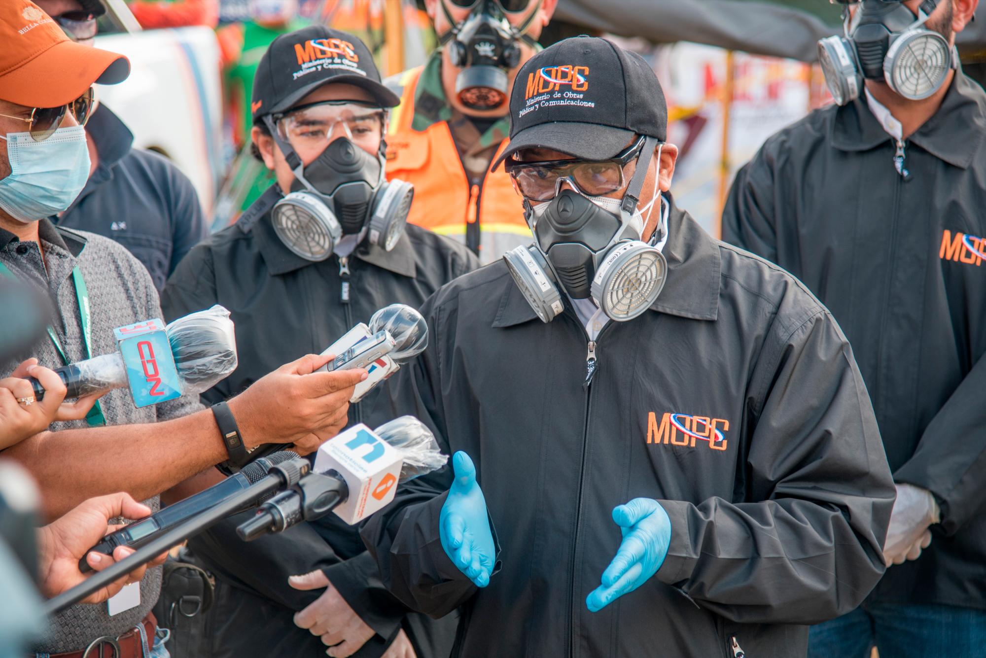 El ministro de Obras Públicas, Ramón Pepín.