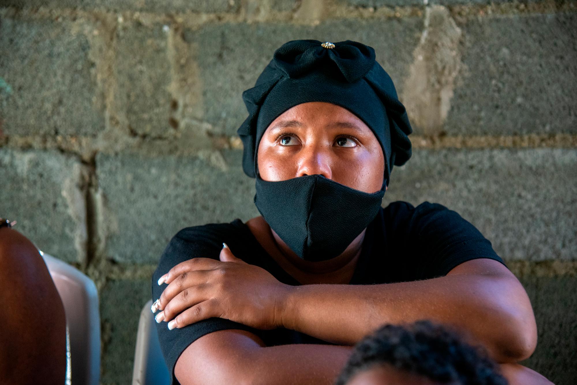 Anny Cristina Figueroa, hermana del joven fallecido.