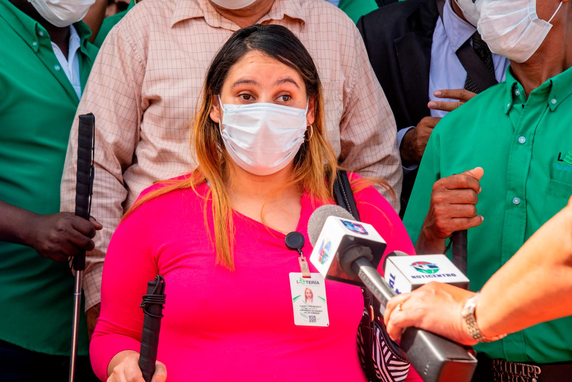 Laudy Lora Delgado, tiene más de siete meses de embarazo.