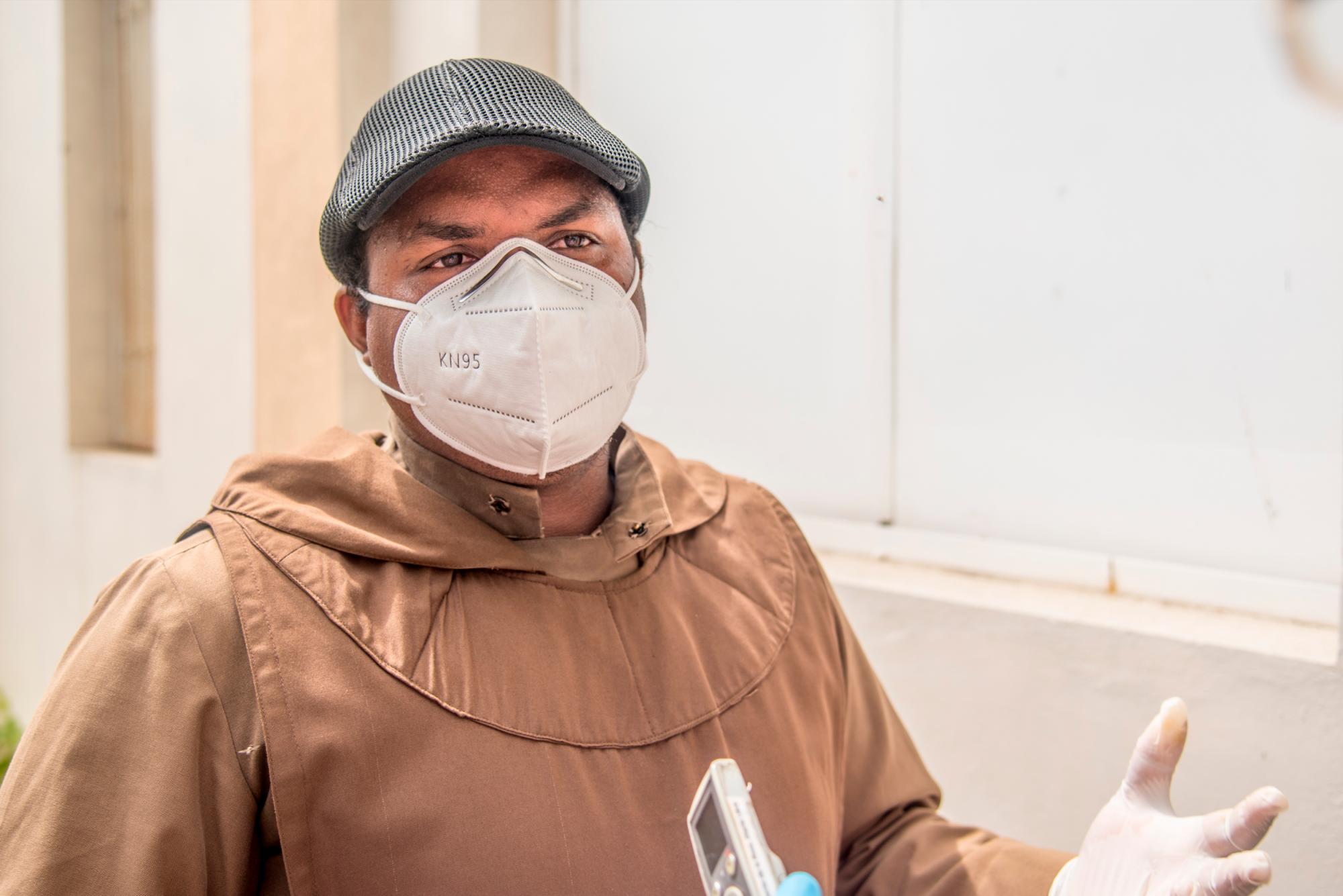 Enmanuel Benzán Herrera, hermano de la fraternidad “Siervos de la Sagrada Eucaristía”.