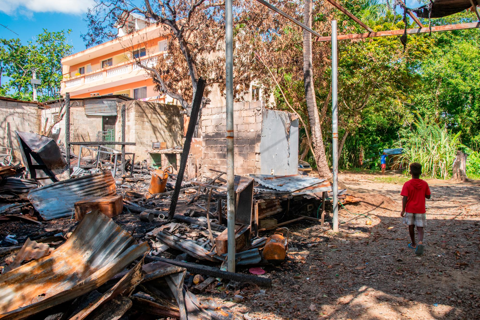 Los vecinos han sido solidarios con los afectados. 