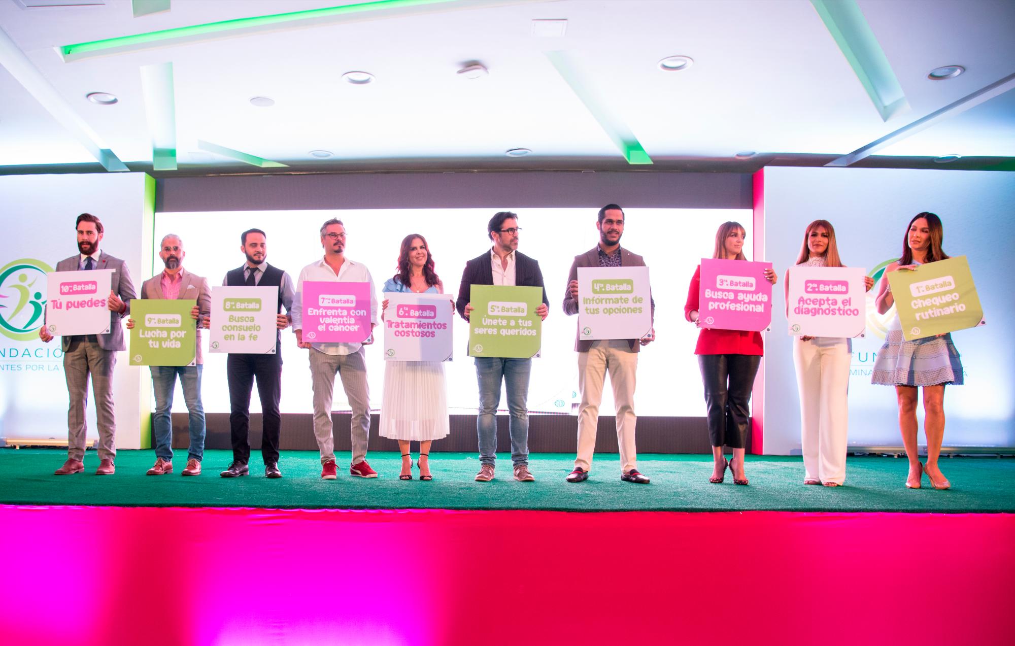 Representación de las figuras participantes de esta “Ruta de la Esperanza”.