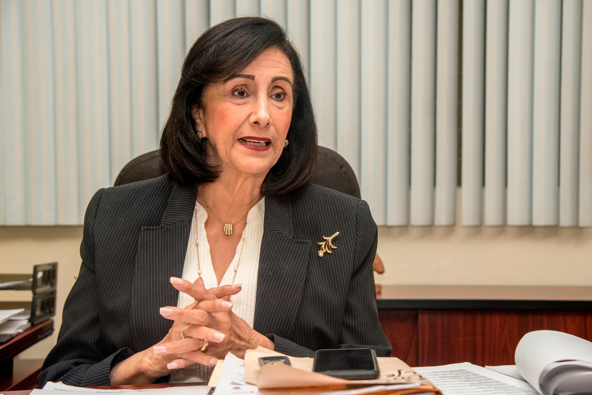 Rosalía Alvarez, directora ejecutiva del Patronato Nacional de Ciegos.