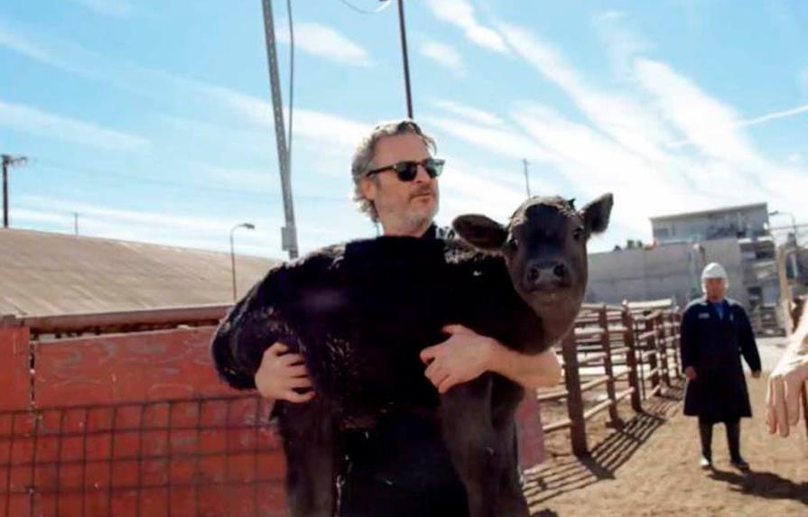 Joaquín Phoenix rescató a una vaca y a su cría tras ganar el Óscar