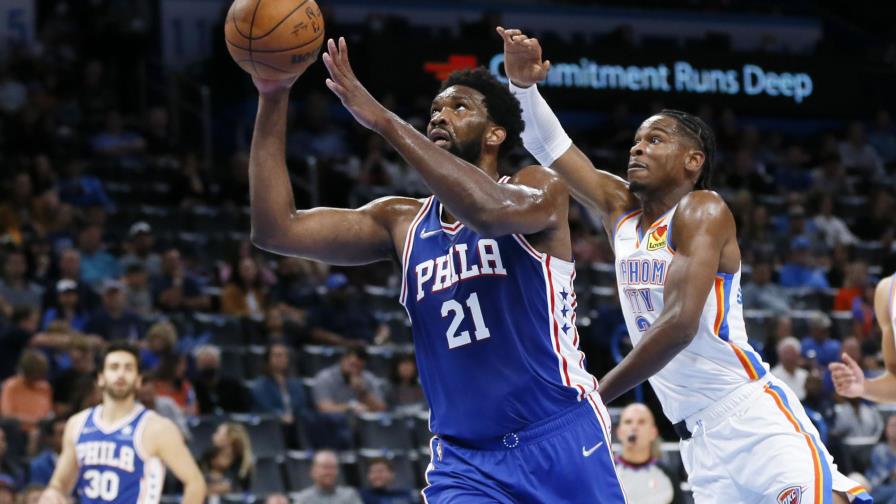 Curry anota 28 y Embiid 22 en triunfo de 76ers sobre Thunder Curry anota 28 y Embiid 22 en triunfo de 76ers sobre Thunder