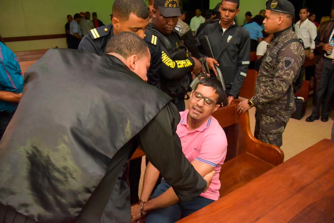 Joel Rodríguez Cruz, condenado por el asesinato de su padre, el empresario y dirigente político Alejandro de Jesús Rodríguez.