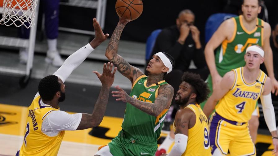 El Jazz gana 111-97 en su revancha contra los Lakers