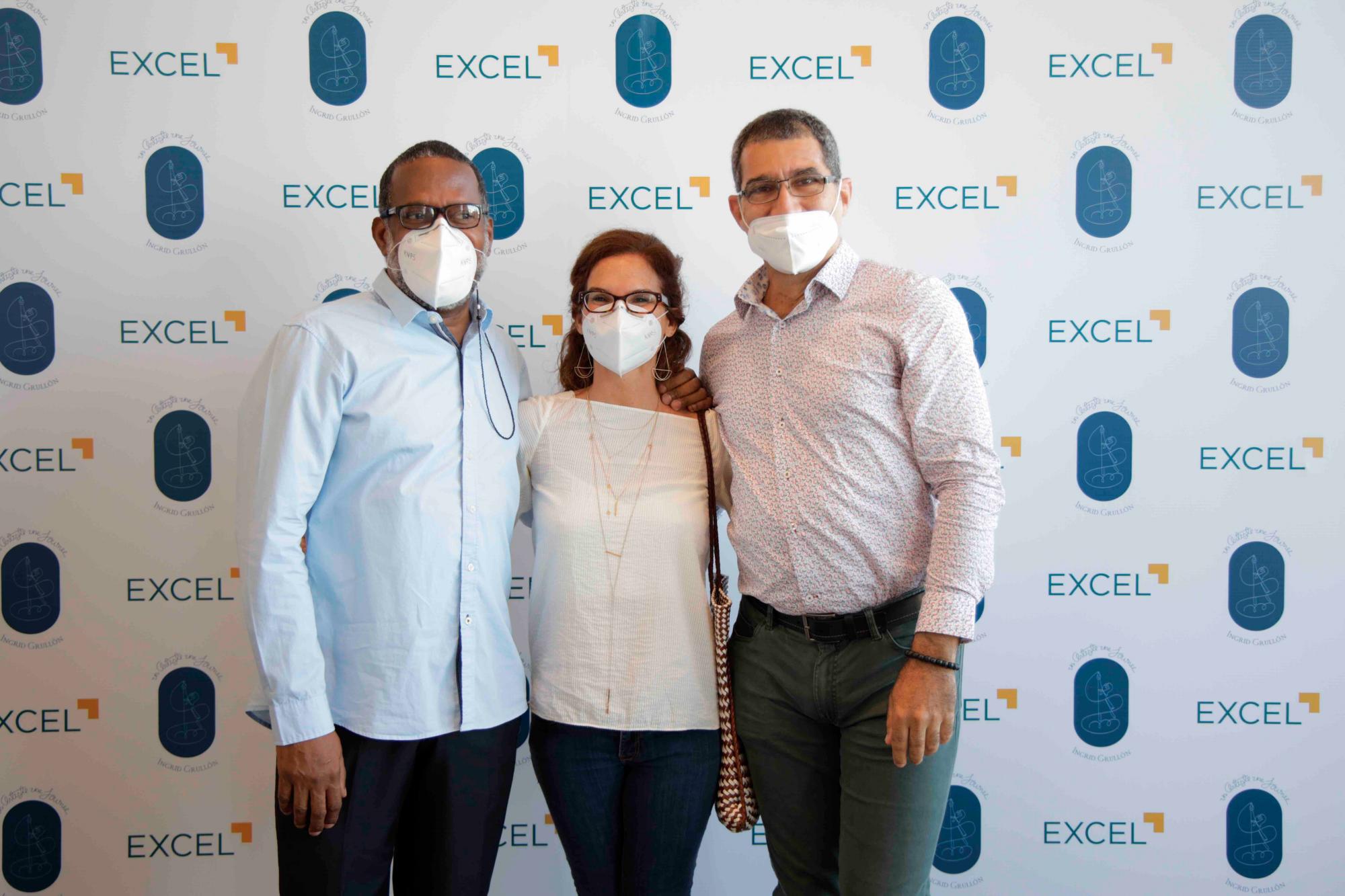 Jorge Pineda, Raquel Paiewonsky y Pascal Meccariello.