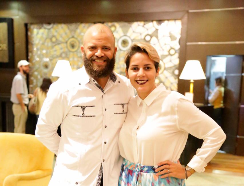 José Hernández y Yasmín Cerón.