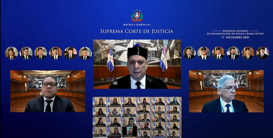 Suprema Corte de Justicia juramenta y entrega despachos a 40 nuevos jueces de paz