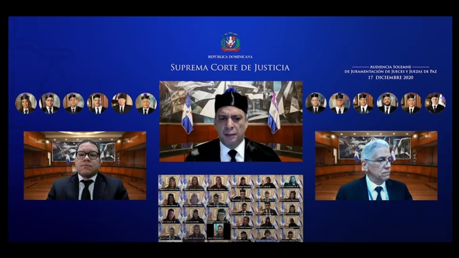 Suprema Corte de Justicia juramenta y entrega despachos a 40 nuevos jueces de paz Suprema Corte de Justicia juramenta y entrega despachos a 40 nuevos jueces de paz