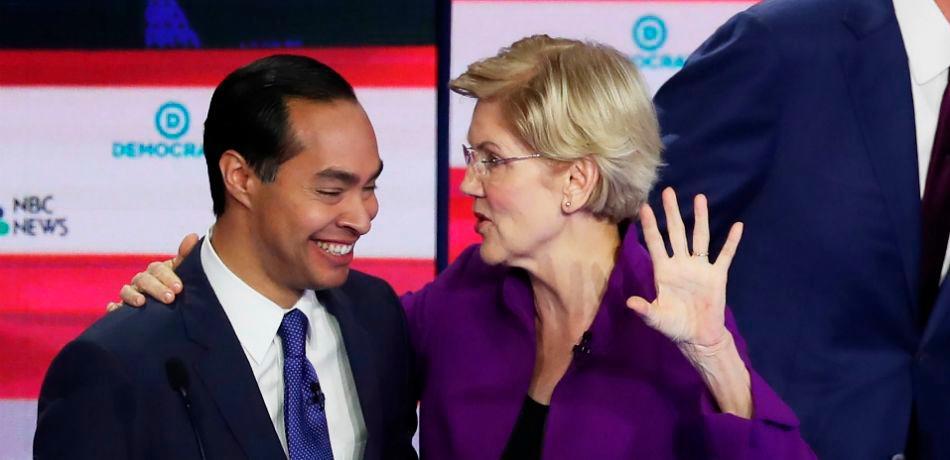 Julián Castro apoya a Elizabeth Warren como candidata presidencial demócrata