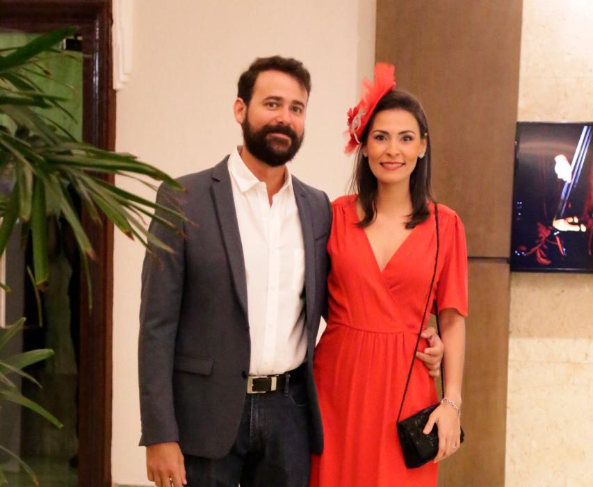 Junior Morenos y Lourdes Lara.