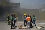 Fuego afecta a la Junta Central Electoral 