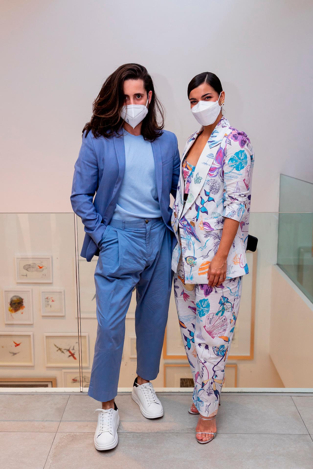 Jusef Sánchez y Nashla Bogaert.