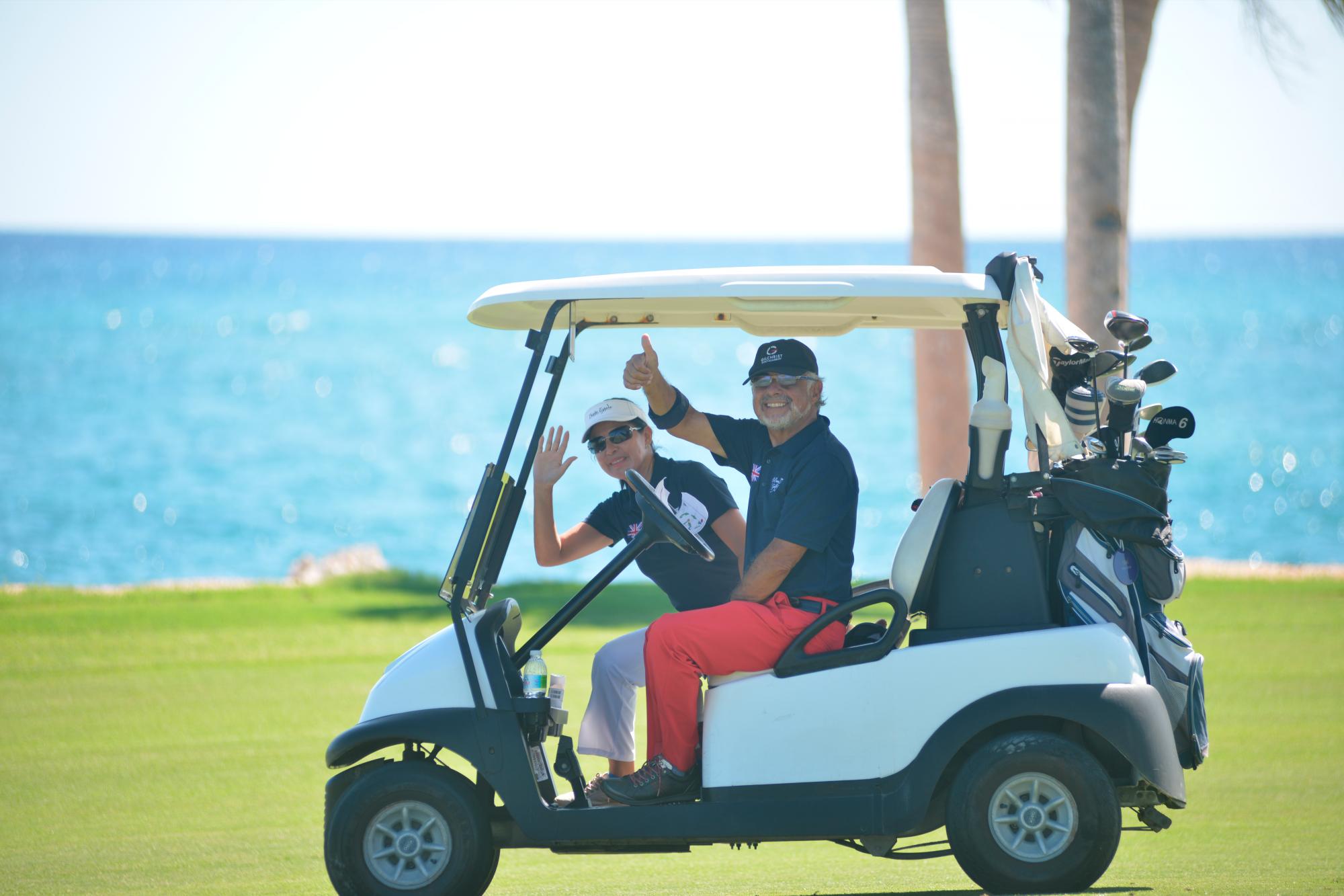 Karina Mabrich y Frederick Hawie.