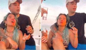 ¿Despechada? Karol G y sus videos pasada de tragos paseando en yate